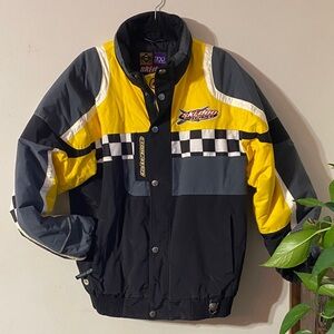 Vintage Ski-Doo Racing Performance Jacket - Yellow and Black